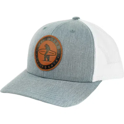 Everyday California Marlin Snapback Hat In Heather Grey/white
