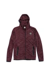 Everyday California Palisade Zip Up Jacket In Maroon