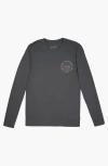 Everyday California Ponto Long Sleeve Tee In Dark Grey