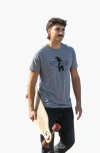 Everyday California Simply Brutus Tee In Heather Grey