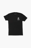 Everyday California Summer Is Forever Tee In Black/skeleton Graphic