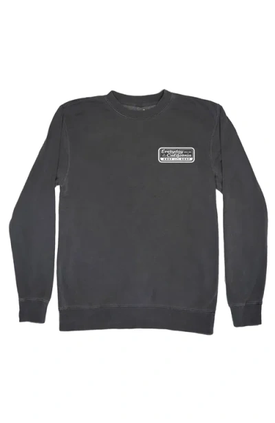 Everyday California Surf Shop Crewneck Sweater In Storm Grey