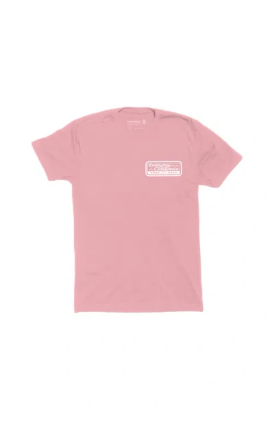 Everyday California Surf Shop Tee Shirt In Light Pink