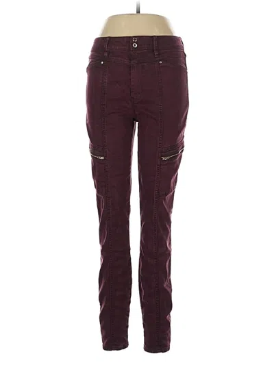 Pre-owned Everyday Cargo Pants In Burgundy