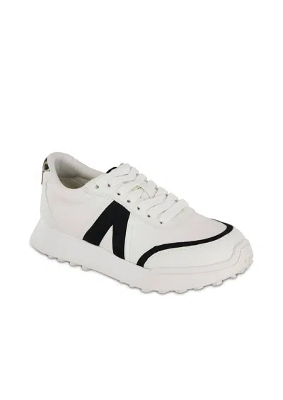 Everyday Chic Boutique Women's Leopard Sneakers In White