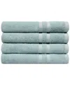 EVERYDAY HOME BY TRIDENT SUPREMELY SOFT 100% COTTON 4-PIECE BATH TOWEL SET