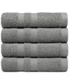 EVERYDAY HOME BY TRIDENT SUPREMELY SOFT 100% COTTON 4-PIECE HAND TOWEL SET