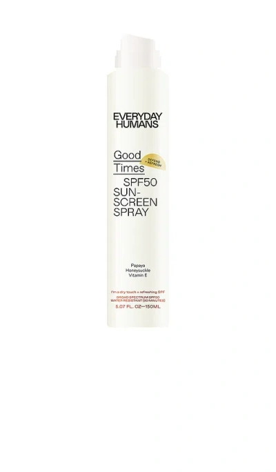 Everyday Humans Good Times Sunscreen Spray Spf 50 In White