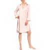 Everyday Ritual Luna Sleep Shirt In Champange/white