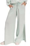 Everyday Ritual Riley Cotton Gauze Split Hem Pants In Mint