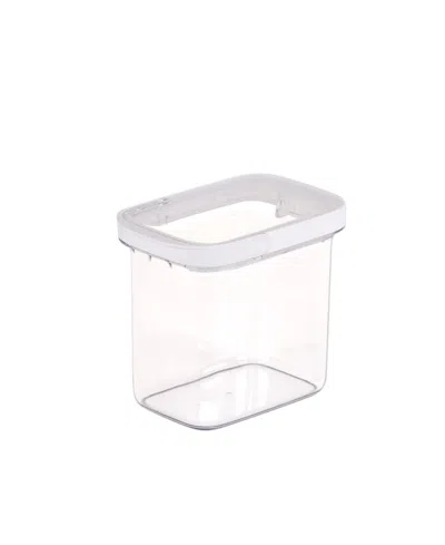Everyday Solutions Perfect Seal Quick Seal Tritan And San 1.9 Qt, 1.8 L Rect., 6" Tall Airtight, Leak-resistant, Stacka In Crystal Clear Containers
