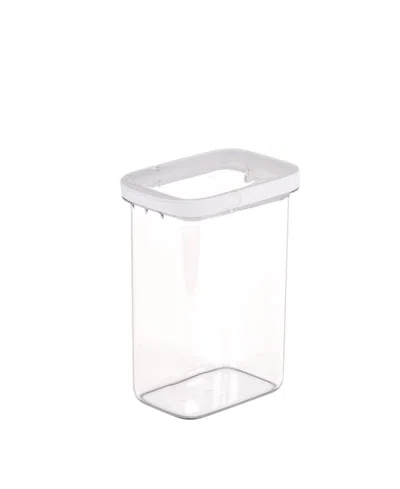 Everyday Solutions Perfect Seal Quick Seal Tritan And San 2.8 Qt, 2.7 L Rect., 9" Tall Airtight, Leak-resistant, Stacka In Crystal Clear Containers