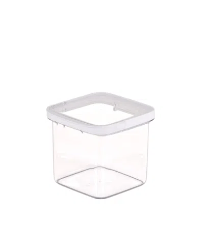 Everyday Solutions Perfect Seal Quick Seal Tritan And San 2.8 Qt, 2.7 L Square, 6" Tall Airtight, Leak-resistant, Stack In Crystal Clear Containers