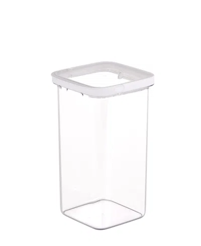 Everyday Solutions Perfect Seal Quick Seal Tritan And San 6.1 Qt, 5.8 L Square, 12" Tall Airtight, Leak-resistant, Stac In Crystal Clear Containers