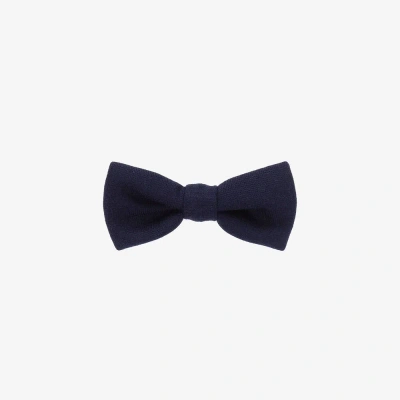 Everything Must Change Baby Boys Navy Blue Bow Tie In Black