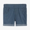 EVERYTHING MUST CHANGE BOYS BLUE CHAMBRAY SHORTS