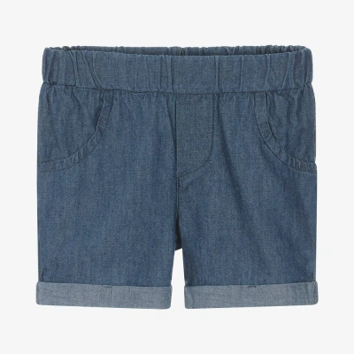 Everything Must Change Babies' Boys Blue Chambray Shorts