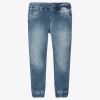 EVERYTHING MUST CHANGE BOYS BLUE JOGGER-STYLE JEANS