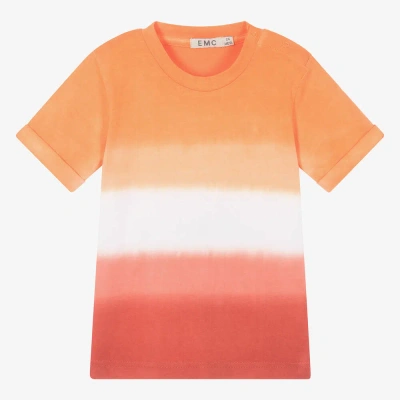 Everything Must Change Kids' Boys Orange Cotton Tie-dye T-shirt
