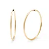 Evesaddiction 14k Gold Filled 1 Inch Hoop Earrings In Gold