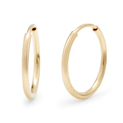 Evesaddiction 14k Gold Filled 1/2 Inch Hoop Earrings