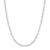 Evesaddiction 6mm Stainless Steel Figaro Chain In Silver