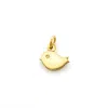 Evesaddiction Baby Bird Gold Charm In Gold