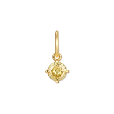Evesaddiction Baby Birthstone Charm - Gold / November