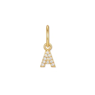 Evesaddiction Baby Initial Charm - Gold / A