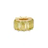 Evesaddiction Baguette Birthstone Bead Spacer - Gold / November