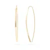 Evesaddiction Bar Drop Earrings In Gold