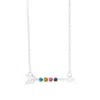 Evesaddiction Birthstone Arrow Necklace - Silver / 4 In Metallic