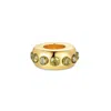 Evesaddiction Birthstone Bead Spacer - Gold / August In Gold