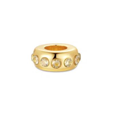 Evesaddiction Birthstone Bead Spacer - Gold / November