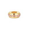 Evesaddiction Birthstone Bead Spacer - Gold / October In Gold