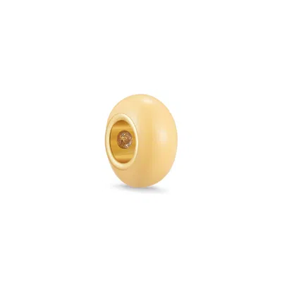 Evesaddiction Birthstone Enamel Bead - Gold / November