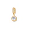 Evesaddiction Birthstone Hinge Charm - Gold / March In Gold