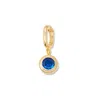 Evesaddiction Birthstone Hinge Charm - Gold / September In Blue