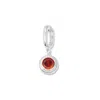 Evesaddiction Birthstone Hinge Charm - Silver / January In Silver