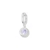 Evesaddiction Birthstone Hinge Charm - Silver / June In Silver