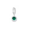 Evesaddiction Birthstone Hinge Charm - Silver / May In Silver