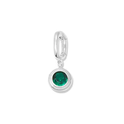 Evesaddiction Birthstone Hinge Charm - Silver / May