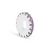 Evesaddiction Birthstone Ring Charm - Silver / February In Purple