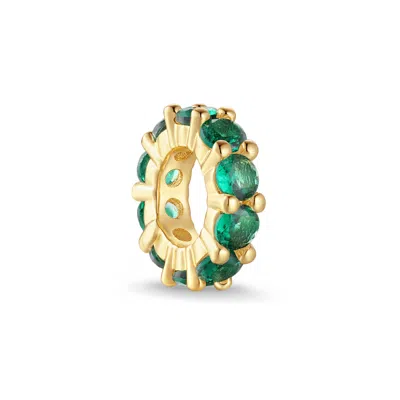 Evesaddiction Birthstone Rondelle Charm - Gold / May
