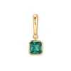 Evesaddiction Birthstone Square Hinge Charm - Gold / May In Gold