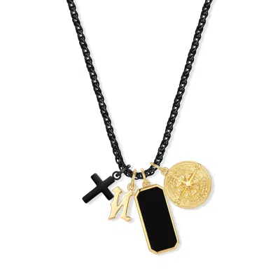 Evesaddiction Build Your Own Men's Wheat Chain Charm Necklace