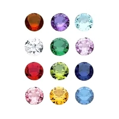Evesaddiction Caged Locket 4mm Round Birthstone Charms - July [ruby]