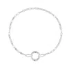 Evesaddiction Charm Mirror Chain Bracelet - Silver In Metallic