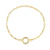 Evesaddiction Charm Mirror Chain Bracelet In Gold