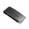 Evesaddiction Chisel Engravable Brushed Black Money Clip In Gray